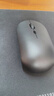 惠普（HP）无线鼠标轻音便携台式电脑办公笔记本通用家用鼠标无线舒适手感莫兰迪配色 1600DPI可调续航6个月 【电池版】经典黑 实拍图