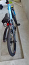 凤凰山地自行车男女变速山地车碟刹青少年儿童自行车学生单车 星际 蓝灰【单速+辐条轮】 22寸【适合130-170cm】 实拍图