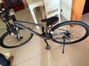 喜德盛（xds）公路车极速380油碟18速平把铝架2025款运动休闲车 25款-深灰/银420 实拍图