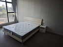 全友家居 床原木风现代简约主卧室双人大床1.8x2米家用高脚板式床家具 实拍图