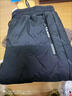 妄潮冬季羊羔绒裤子男加绒加厚防风防水保暖户外直筒羽绒棉裤大码卫裤 【重磅升级版】灰色平脚 加绒 3XL 建议体重145-155斤 实拍图