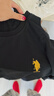 U.S. POLO ASSN.卫衣男春秋季新款圆领运动休闲服外套保罗男士t恤上衣服黑2XL 实拍图