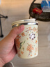 喜式陶瓷内胆保温杯迷你咖啡杯小巧可爱水杯女士学生时尚饮水便携杯子 富桂熊猫（陶瓷覆层内胆260ML） 实拍图