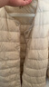 优衣库女装高级轻型羽绒便携式茄克/轻暖便携排骨羽绒478575 478575/30浅米色 2XL 实拍图