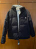 adidas 600蓬拒水保暖双面穿休闲连帽鸭绒羽绒服男女秋冬阿迪达斯 传奇墨水蓝   L 实拍图