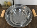 拜格不锈钢火锅专用锅电磁炉平底汤锅火锅盆锅具打边炉涮锅燃气卡式炉 【带锅盖】适用1-4人 28cm 实拍图