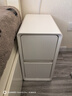 极窄床头柜简约现代卧室夹缝窄柜迷你小型床边置物架收纳柜实木柜 奶白色【升级加厚环保实木】店长推荐 20x40x50cm 整装发货 送货入户 实拍图