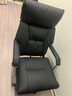 利沃诺电脑椅人体工学椅可躺办公椅家用久坐舒适老板椅E76 黑牛奶皮 实拍图