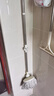大卫旋转拖把杆加强粗杆细杆伸缩杆圆盘配件D9拓朴通用型D10拓扑原装 白色两节V6细杆（D9通用） 实拍图