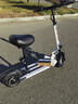 希洛普（SEALUP） 锂电池电动滑板车 便携可折叠电动车 代驾两轮代步车迷你电动车 36V白/朝阳真空胎/3C金宇星/30-40km 实拍图