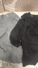 雅鹿男士秋衣秋裤男纯棉抗菌保暖内衣套装秋冬季圆领线衣基础打底衫 100%纯棉款-黑色+灰色 2XL 建议140-160斤 实拍图