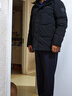 鸭鸭（YAYA）羽绒服男士短款秋冬季新款鸭绒连帽户外加厚商务休闲保暖上衣外套 黑色-YE3B705865W 2XL 实拍图