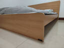 全友家居 北欧原木风板式床1.8米x2米主卧室简约现代家用木板双人床 实拍图