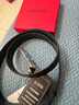 菲拉格慕（Ferragamo）腰带男士商务双面板扣皮带牛皮 3.5CM宽 七夕节礼物 送男友礼盒装 黑蓝双面/荔枝纹679710 687611 实拍图