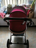 HEGERBABY高端婴儿车0-3岁用折叠可坐可躺带减震新生儿宝宝高景观婴儿车 酒红+安全提篮【新升级顶配款】 实拍图