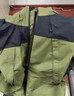 京东京造 穿山甲300冲锋衣男女防污防水三合一两件套冲锋衣男 黑绿拼色L 实拍图