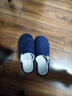 回力日系柔软情侣棉拖秋冬家居室内保暖棉鞋男款HL0006蓝色42-43码 实拍图
