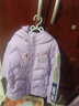 迪士尼（DISNEY）男童羽绒服耐脏油污90白鸭绒儿中大童长款衣服24冬DB441KE18紫140 实拍图
