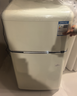 金松（JINSONG）BCD-81JRS双门小型迷你家用办公室租房1-2人用冷藏冷冻复古小冰箱 慕斯白 实拍图