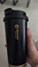 富光拾喜保温杯咖啡杯男女士陶瓷内胆随行杯学生吸管水杯子 黑色520ml 实拍图