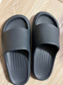 朴西香蕉船情侣凉拖鞋女浴室不易滑室内居家四季拖鞋男 深灰 40-41 实拍图