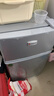 志高（CHIGO）小冰箱迷你小型家用冷藏冷冻两用宿舍出租房用双门办公室电冰箱节能省电 【店长推荐】48L银色【三天约一度电】 实拍图