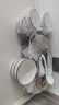 千夜碗家用套装碗盘餐具整套碗具套装陶瓷碗碟套装高颜值碗筷套装 57头【10人】2.5L砂锅 实拍图