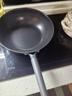 三禾微纳无涂层不粘炒锅可立盖炒菜锅无油烟含钛锅具30cm黛蓝青配钢铲 实拍图