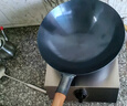 荣事达（Royalstar）章丘手工锻打铁锅老式炒锅圆底无涂层不粘炒菜锅燃气灶带盖32cm 实拍图