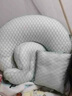 十月结晶婴儿斜坡枕棉面防吐奶呛奶躺靠睡觉哺乳练抬头可机洗0-1岁 山岚绿 实拍图