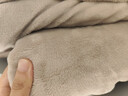 京东京造 220g牛奶绒四件套 A类秋冬加厚高克重法兰绒保暖双人床单枕套被套 1.8米床 暮霞 实拍图
