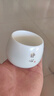 不拙羊脂玉主人杯个人专用泡茶单杯德化白瓷陶瓷功夫茶杯静心禅定杯子 实拍图