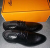 卡帝乐鳄鱼（CARTELO）软牛皮男士皮鞋商务正装鞋男内增高男鞋加绒皮鞋男9585 黑色 42 实拍图