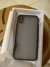 暴走 适用苹果x/xs手机壳 iPhoneX/XS保护套镜头全包防摔防指纹魔方硅胶直边撞色透明磨砂男女款黑 实拍图