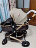 贝丽可（belecoo）婴儿推车高景观 可坐可平躺避震折叠双向BB宝宝轻便手推童车 尊豪款-莱卡-后轮橡胶+大礼包 实拍图