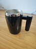 米小舒自动搅拌杯充电咖啡杯电动搅拌杯子懒人磁力旋转杯豆奶粉生日礼物 黑色400ML【316不锈钢】 实拍图