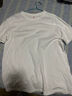 顶峰保罗（Dingfengbaoluo）日系纯色纯棉短袖t恤男士夏季基础款宽松打底内搭DF230白XL 实拍图