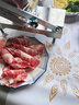 双枪（Suncha）切肉片机牛羊肉卷切片机家用加高刨肉机304不锈钢手动切冻肉肥牛 实拍图