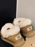 UGG秋季女士时尚舒适茸茸毛圈口平底休闲乐福鞋懒人毛毛鞋1119002 CHE | 栗色 39 实拍图