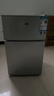 志高（CHIGO）小冰箱迷你小型家用冷藏冷冻两用宿舍出租房用双门办公室电冰箱节能省电 【店长推荐】48L银色【三天约一度电】 实拍图