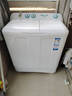 海尔（Haier）双桶洗衣机半自动 家用大件洗 12公斤大容量 一级能效省水电 以旧换新 双缸 原厂品质XPB120-81D2 实拍图