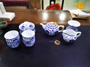 艾莹嘉景德镇功夫茶具整套青花瓷茶壶茶杯家用陶瓷喝泡茶高档送朋友礼品 青花缠枝莲 实拍图