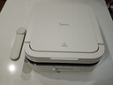 美的（Midea）电饼铛 可拆洗大火力速热 三明治机早餐机煎饼锅 方形蒸汽煎烤悬浮加深加大烤盘烙饼 【上下盘独立控温】JKE28J51 实拍图