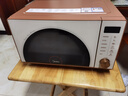 美的（Midea）小滋味微烤炸一体机家用变频台式微波炉烤箱空气炸不锈钢内胆一级能效古典风23L（F23G3） 实拍图