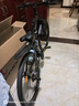 凤凰（Phoenix） 凤凰自行车可折叠山地车路虎男士成年人变速女式越野公路单车 条轮消黑/折叠双避震/全竞速轴承 26寸24速【参考：158-188cm】 实拍图