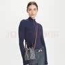 Tory Burch 汤丽柏琦  T MONOGRAM 迷你提花斜挎水桶包 166415 Tory 海军蓝 405 OS 实拍图