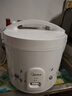 美的（Midea） 微压电饭煲 精铸发热盘大容量简单易控 黑晶内胆家用迷你小电饭锅 1-2-3-5-8人家用商用 5升款 5L 2-8人用 实拍图