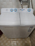 海尔（Haier）双桶洗衣机半自动 家用大件洗 12公斤大容量 一级能效省水电 以旧换新 双缸 原厂品质XPB120-81D2 实拍图