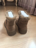 百丽（Belle）户外雪地靴女商场同款保暖加绒短靴C1W1DDD4 卡其色 39 (245mm) 实拍图