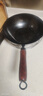 阎铁匠章丘小铁锅奶锅炒锅炒菜锅一人食平底无涂层家用熟铁锅电磁炉26cm 实拍图
